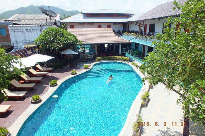 Afbeelding van het zwembad van het Medio de Pai hotel.