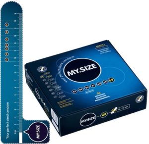 Afbeelding van een doosje met My.Size condooms met als maat 69.