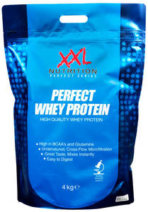 Afbeelding van een zak whey proteïne van het merk xxl nutrition 